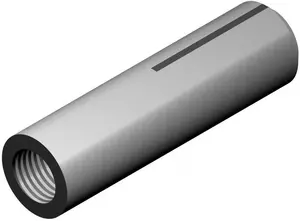 Expansion Sleeve Baks TRS M8 — steel M8 dowel sleeve for threaded rod and anchor applications