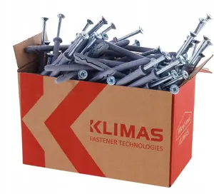 Вбиваемый анкер-винт Klimas SM-8X160 / 4,9x165 мм — быстрая установка, упаковка 100 шт.