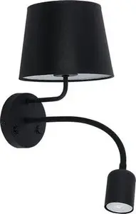 Настенный светильник TK LIGHTING MAJA 2537 черный для чтения, настенный прикроватный, совместим с LED/галогеновыми лампами