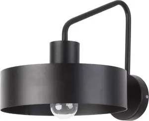 Sienas lampa SIGMA Sigma Jumbo 31535 — melna, sienas gaismeklis