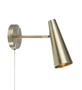 Griestu lampa Markslojd Peak E14 1 spuldze uz virsmas misiņa, IP20, klase II