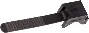 Cable tie strap holder PAWBOL UP-22 UV-resistant black 25 pcs (H.7202AC)