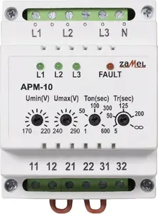 Automatic Phase Switch ZAMEL APM-10 16A 230V/3×400V+N (EXT10000202)