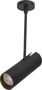 Ceiling lamp Azzardo Lens Round AZ3517 black — spot / downlight, round design