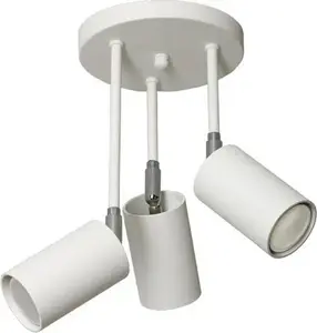Griestu lampa Lampex Rolos 3x40W — 3 spuldžu griestu lustra, modelis 655/3B BIA