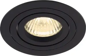Recessed floor/ground light MAXlight Signal I H0086 in black, LED fixture for outdoor pathway and garden lighting