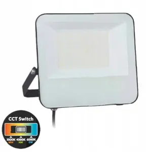 Светодиодный прожектор Lumax Syrius LFL505 50W 5500 лм CCT IP65 с переключателем цветовой температуры (тёплый/нейтральный/холодный)