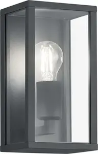 Āra sienas lampa TRIO GARONNE 201860142 — grafīta krāsa, sienas montējams āra gaismeklis
