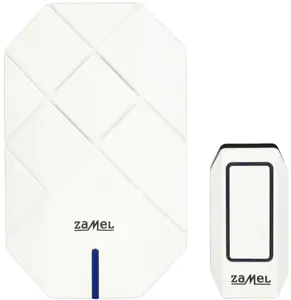 Bezvadu durvju zvans ZAMEL ST-260 (SUN10000448) — bateriju darbināms zvans, saderīgs ar uztvērējiem