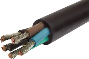 OW power cable OnPD OPD5X4 5x4 mm² 450/750V drum-mounted conductor