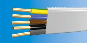 Installation cable NKT Cables YDYP-ŻO 5x4.0 mm² 750V white