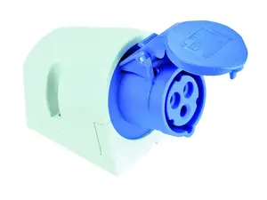 PCE fiksēta kontaktligzda 32A 230V 2P+E IP44 modelis 123-6