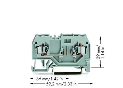 Wago spaiļu bloks 281-916 Photo 2