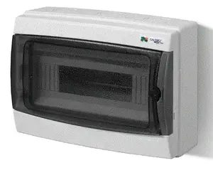 Модульный распределительный щит 1 x 12 IP65 N+PE для DIN-модулей ELEKTROPLAST 1603-01