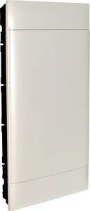 Модульный встраиваемый распределительный щит Legrand PRACTIBOX S 4x12 с белой дверцей (модель 135364)