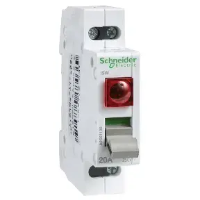 Аксессуар‑разъединитель Schneider Electric A9S61120 — белый, IP4X, 18×70×77 мм