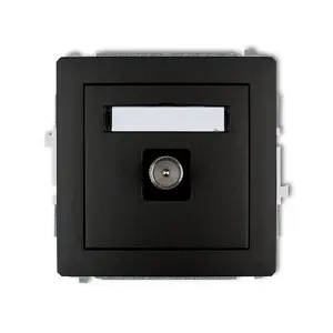 Розетка Karlik 12DGTV-1 одноканальная IP20 для внутренней электропроводки
