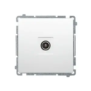 Socket outlet Kontakt-Simon BMAK3.01/11, White, plastic housing, IP20, 75×75×36 mm