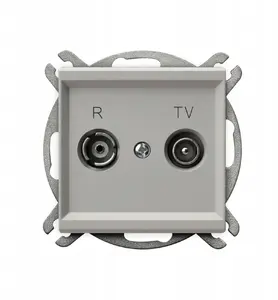 Ospel SONATA RTV outlet socket terminal GPA-RK/m/82 — wall TV/FM/Radio coaxial connector