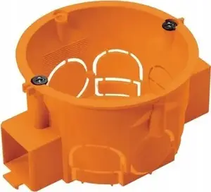 Uzstādāma savienojuma kārba PAWBOL PK60 A.0005LP, skrūvējama savienojošā plāksne, IP30, oranža