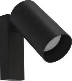 Wall spotlight NOWODVORSKI Mono 7840, black metal, adjustable wall-mounted office light