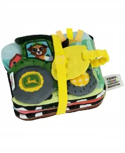 Мягкая тканевая книга Lamaze John Deere Journey - Lamaze 941-27596, тактильная и сенсорная игрушка для детей