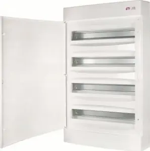 Корпус Etipo ETI Polam 001100321 накладной 4x18 модулей с белой дверцей