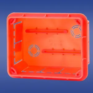 Iebūvējamā kārba ELEKTROPLAST 96×126×62 mm, oranža, modelis 11.4