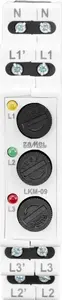 Power indicator ZAMEL LKM-09-40 — panel-mounted mains indicator with fuse protection