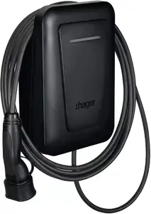 EV uzlādes stacija könner & söhnen Witty One XVR111C 1x11 kW 3 fāzes RFID Bluetooth ar 6,5 m Type 2 kabeli