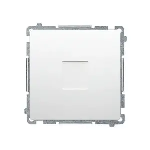 Outlet box accessory Kontakt-Simon BMPS.01/11, white plastic, 1 pcs, 110×40 mm packaging