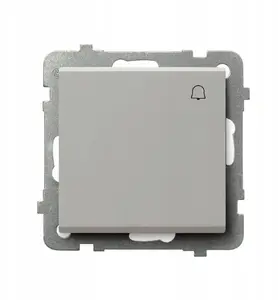 Ospel switch ŁP-6R/m/82 — mechanical bell (momentary) kaszmir finish