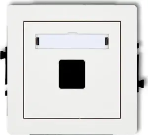 Multimedia Wall Socket Mechanism Karlik Deco DGM-1P – single port multimedia insert