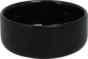 Керамическая мисочка для оливок/закусок Siaki Collection 9 см, 150 мл, чёрная (139628)