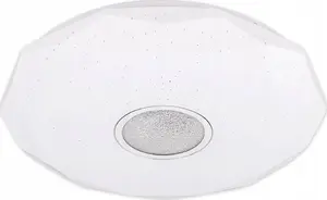 Griestu lampa LVT Diami 1570, 1×24W LED, CCT 3000–6500K, 1680 lm, regulējama izgaismojuma, balta