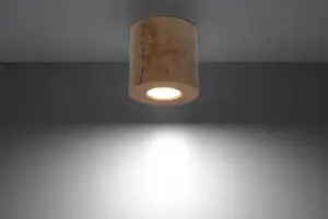 Потолочный светильник Luminex 9747 — 1x15W GU10, деревянная отделка, направленный спот