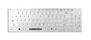 Клавиатура Baaske Medical полноразмерная проводная USB, немецкая раскладка QWERTY, 99 клавиш, белая, кабель 1.5 м