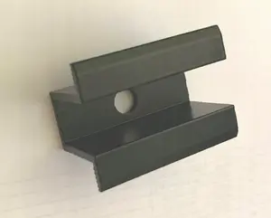 Mounting bracket Baks intermediate panel holder PUFL black RAL 9005 model 897302