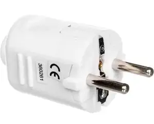 EMOS electrical plug 2P+Z 10/16A 250V white model P0034