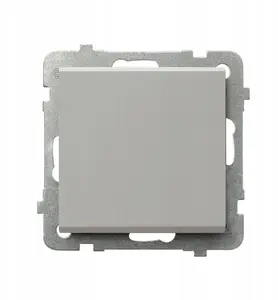 Wall switch Ospel SONATA single-pole kaszmirowy model ŁP-1R/m/82
