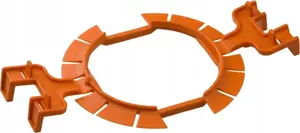 Mounting ring Simet PM-85 for dry-installation boxes, orange, model 37422008