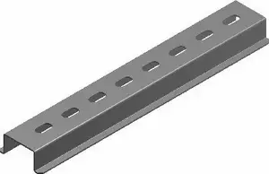 Baks TH35 SZP35H15/2 Perforated DIN Rail 2 m, 1.0 mm