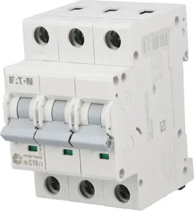 Автоматический выключатель 3P C 10A 6kA AC Eaton xPole Home HN-C10/3 (MPN 194889)