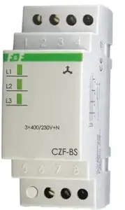 Реле пропадания и асимметрии фаз FF CZF-BS 10A 1P 4с 55V