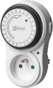 Mehāniskais taimeris EMOS P5503 — programmējams 24 stundu/7 dienu laika regulators (P5503)