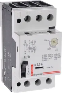 Двигательный автомат Legrand M250 3P 2,5–4 A 1,5 kW 1Z/1R (606827)
