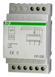 Ограничитель перенапряжения FF OP-230 2P 1 кВ с тройным фильтром помех (тип D)