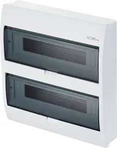 ELEKTROPLAST sadales panelis virsmas montāžai modulārs 2 x 18 IP40 410×430×98 mm