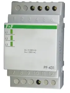 FF automatic phase changeover switch PF-431 16A 3x230V+N