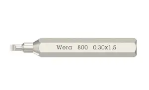 Screwdriver bit Wera 05058104001 — Slotted 1.5 mm, 1 pc